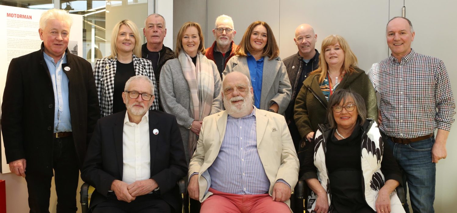 Bloody Sunday 50th Anniversary

Former Labour Party leader Jeremy Corbyn visits The Museum of Free Derry and the Bloody Sunday Monument before delivering the annual Bloody Sunday Lecture in the Guildhall, Derry.

Mandatory Credit ©Lorcan Doherty