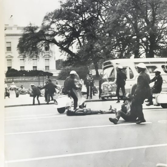 Arrested at the White House, April 1971