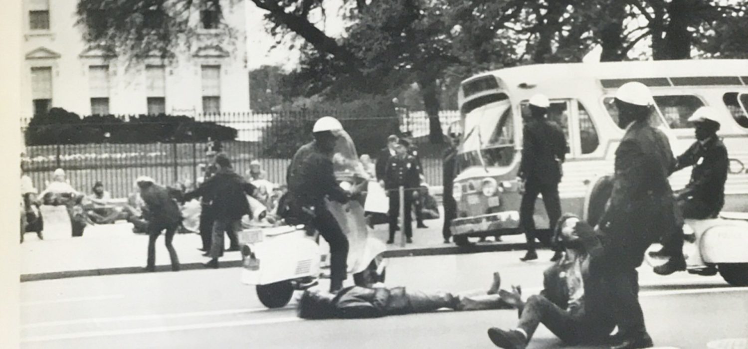 Arrested at the White House, April 1971